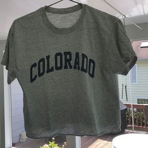 Cropped Colorado Tee